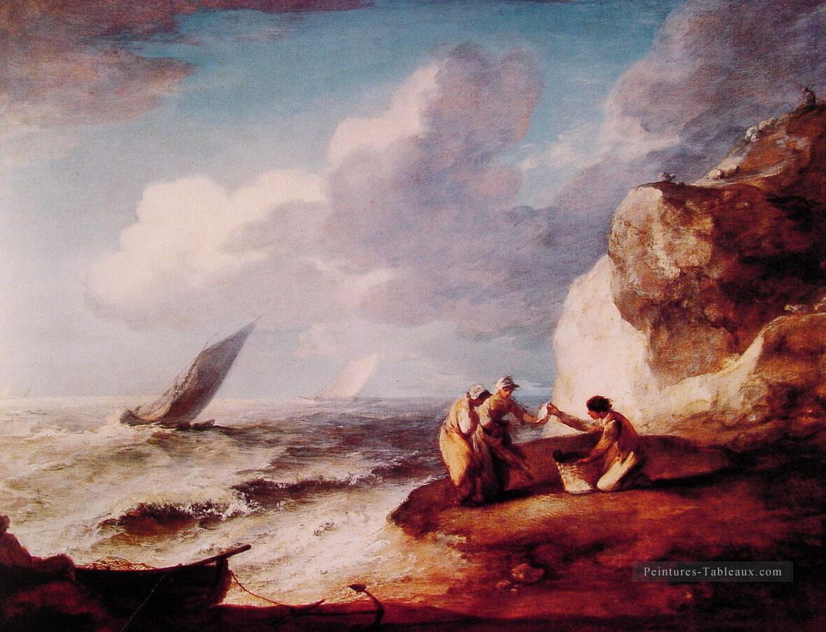 Une scène côtière rocheuse Thomas Gainsborough Peintures à l'huile